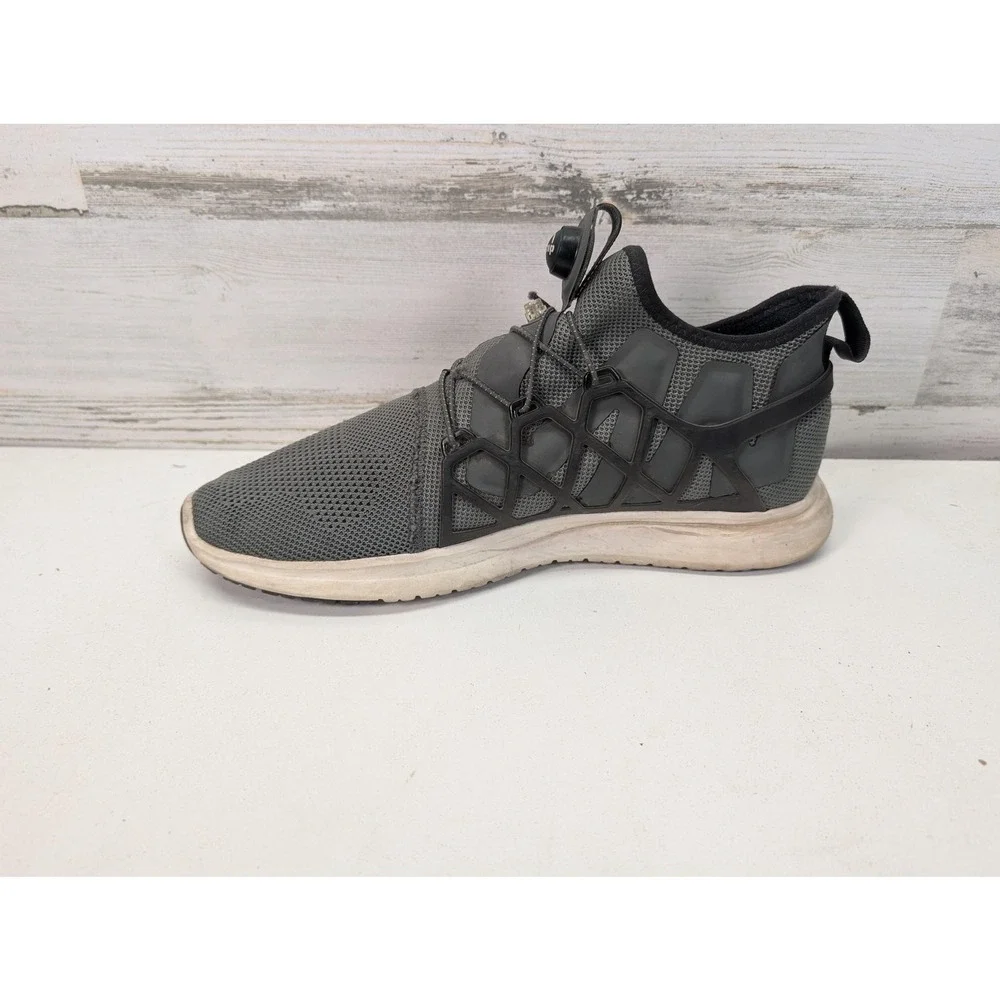 Reebok Pump Plus Tech Mens Running Shoes Gray Black BS8595 Size‎ 10.5